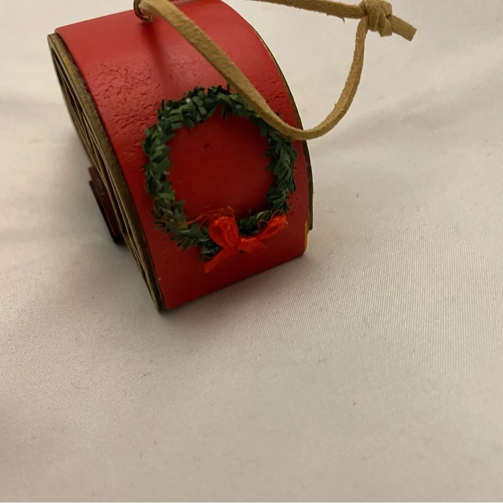 Target Christmas Camper Trailer Red Tree Ornament